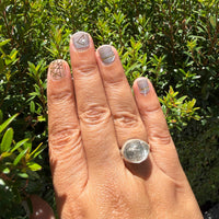 Lynn Enhydro Quartz Ring - sterling silver | Size 9 | Aislinn Collection ring Amanda K Lockrow
