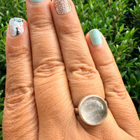 Marina Enhydro Quartz Ring - sterling silver | Size 8 | Aislinn Collection ring Amanda K Lockrow