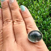 Garden Quartz East West Ring - sterling silver | Size 6 | Aislinn Collection ring Amanda K Lockrow
