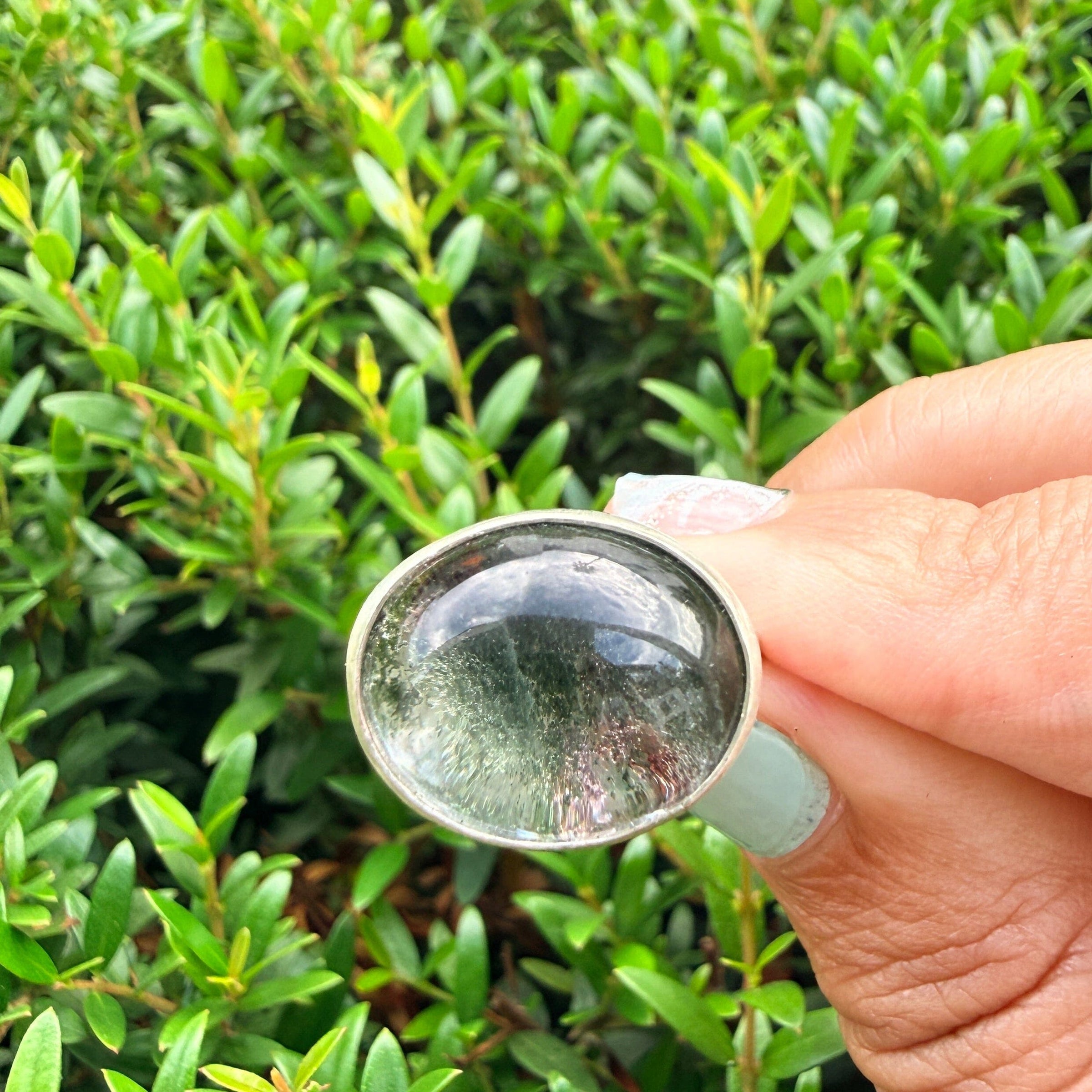 Garden Quartz East West Ring - sterling silver | Size 6 | Aislinn Collection ring Amanda K Lockrow