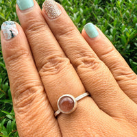 Oregon Sunstone Ring - sterling silver | size 9 | Stone Love Collection ring Amanda K Lockrow