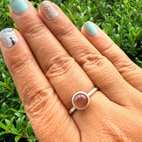 Oregon Sunstone Ring - sterling silver | size 9 | Stone Love Collection ring Amanda K Lockrow