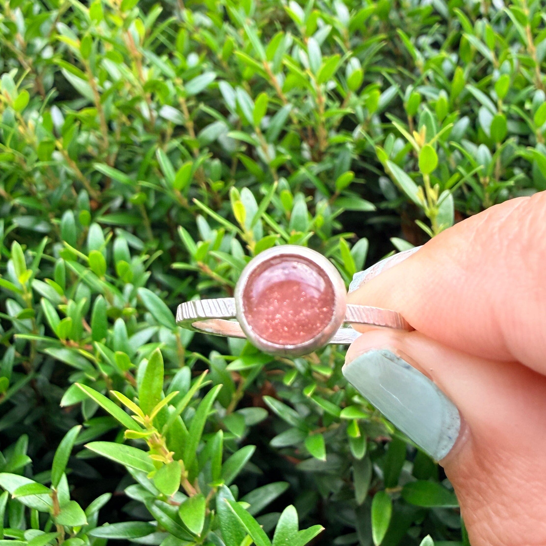 Oregon Sunstone Ring - sterling silver | size 9 | Stone Love Collection ring Amanda K Lockrow