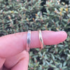 3mm simple gold band - 14K gold | Sticks and Stones Collection ring Amanda K Lockrow