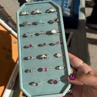 Cats Eye Aquamarine Ring - sterling silver | Size 8 | Stone Love Collection ring Amanda K Lockrow