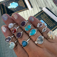 Spinel and Diamond Sophia Ring - sterling silver | Stone Love Collection ring Amanda K Lockrow