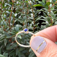 Lapis Lazuli Diana Ring - 14k gold | size 7 | Fine Collection ring Amanda K Lockrow