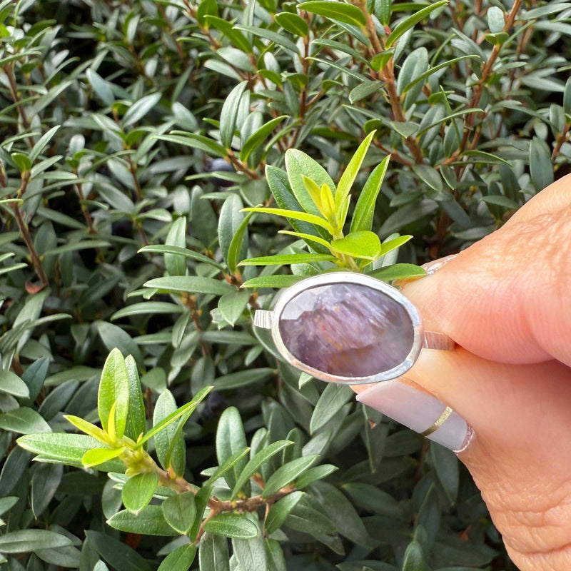 Super Seven Rosecut Ring - sterling silver | Aislinn Collection ring Amanda K Lockrow