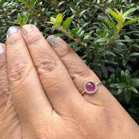 Pink Sapphire Rhiannon Ring Amanda K Lockrow