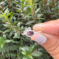 Spinel and Diamond Sophia Ring - sterling silver | Stone Love Collection ring Amanda K Lockrow