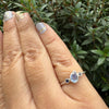 Little Labradorite and Diamond Isla Ring - sterling silver ring Amanda K Lockrow
