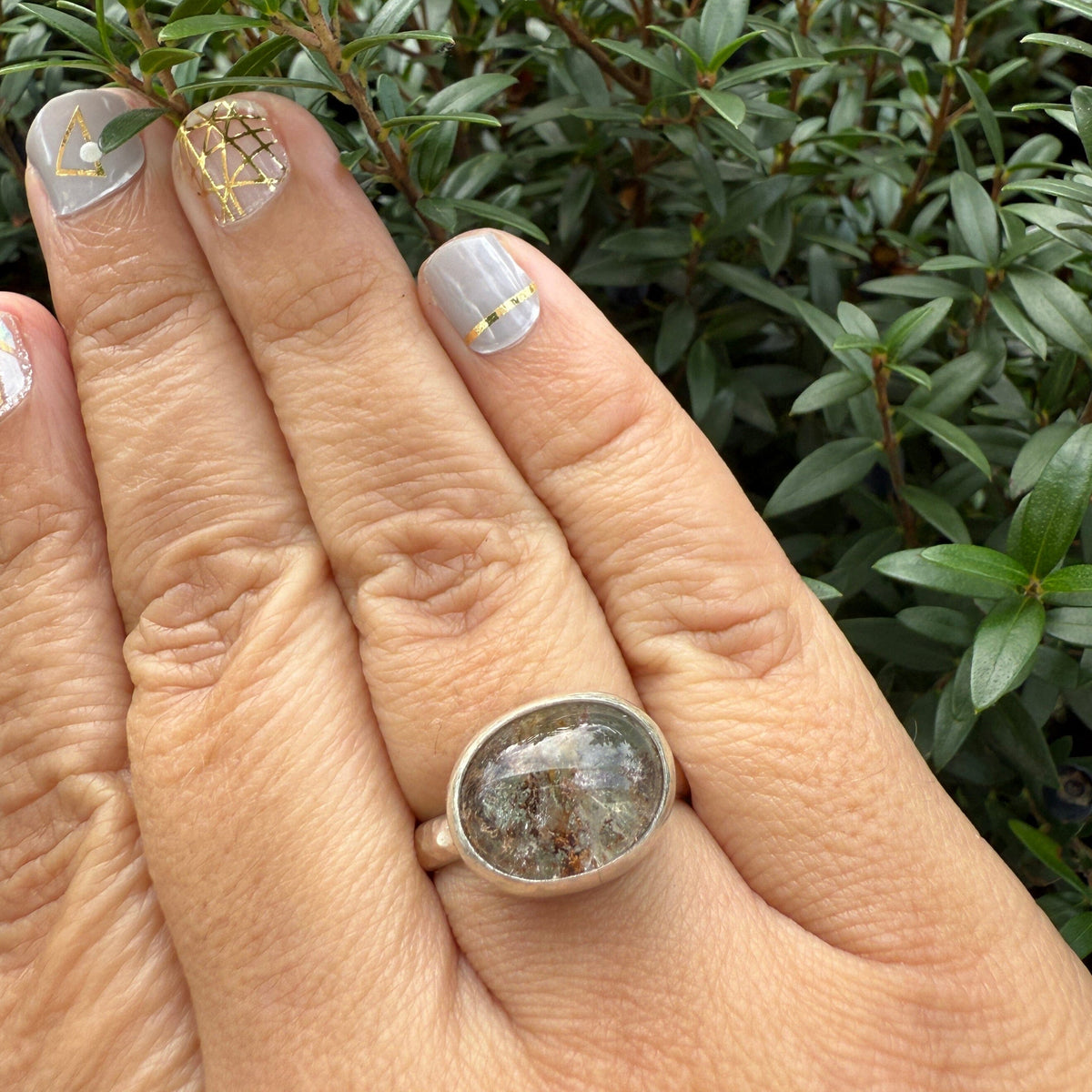 Garden Quartz East West Ring - sterling silver | Size 8 | Aislinn Collection ring Amanda K Lockrow