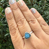 Third Eye Small Labradorite Triangle Ring - sterling silver | Talisman Collection ring Amanda K Lockrow