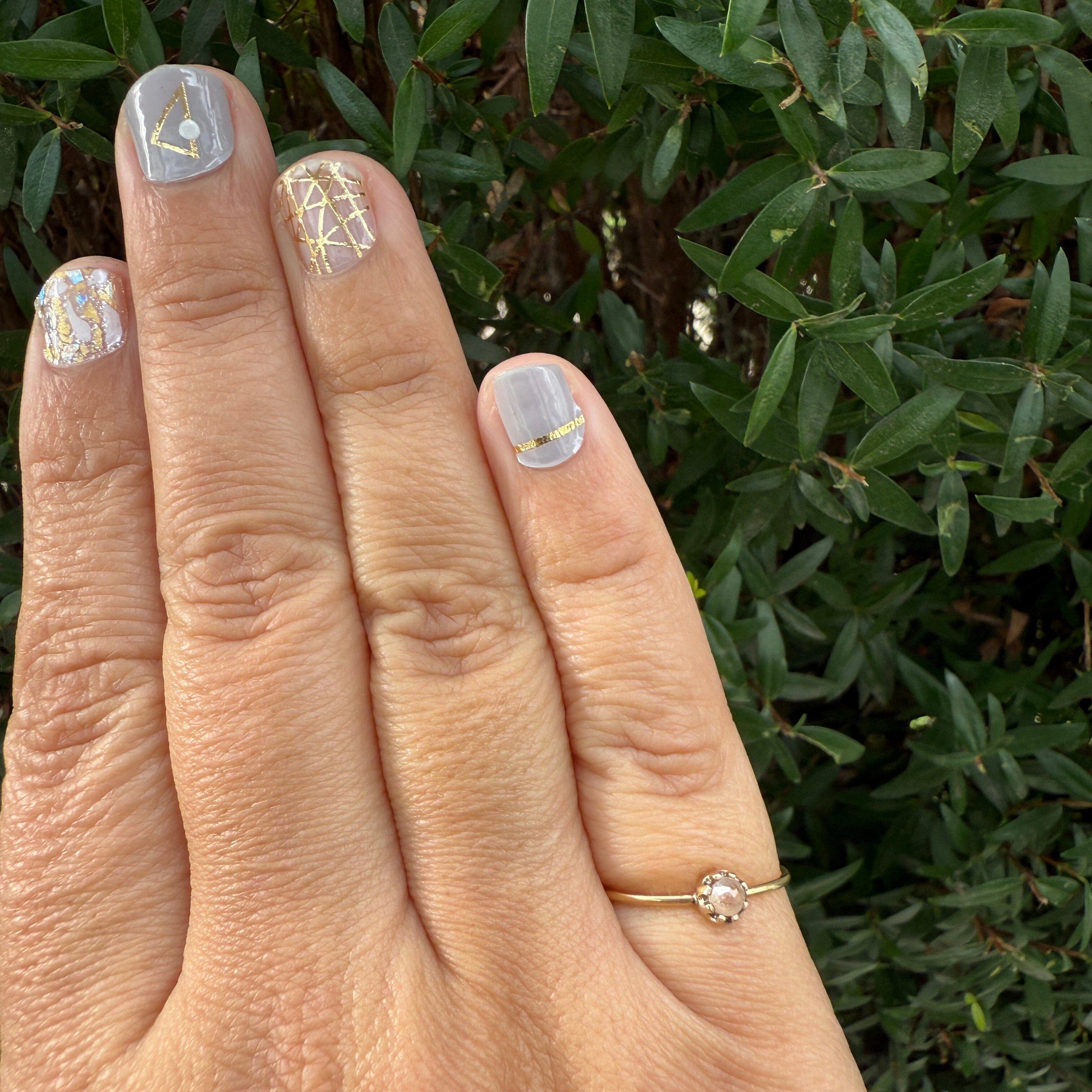 Rosecut Brown Diamond Diana Stacking Ring - 14k gold | Fine Collection ring Amanda K Lockrow