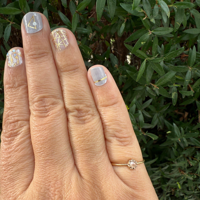 Rosecut Brown Diamond Diana Stacking Ring - 14k gold | Fine Collection ring Amanda K Lockrow