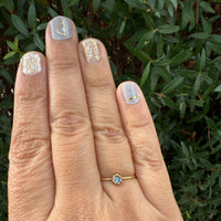 Rainbow Moonstone Diana Ring - 14k gold | Fine Collection ring Amanda K Lockrow