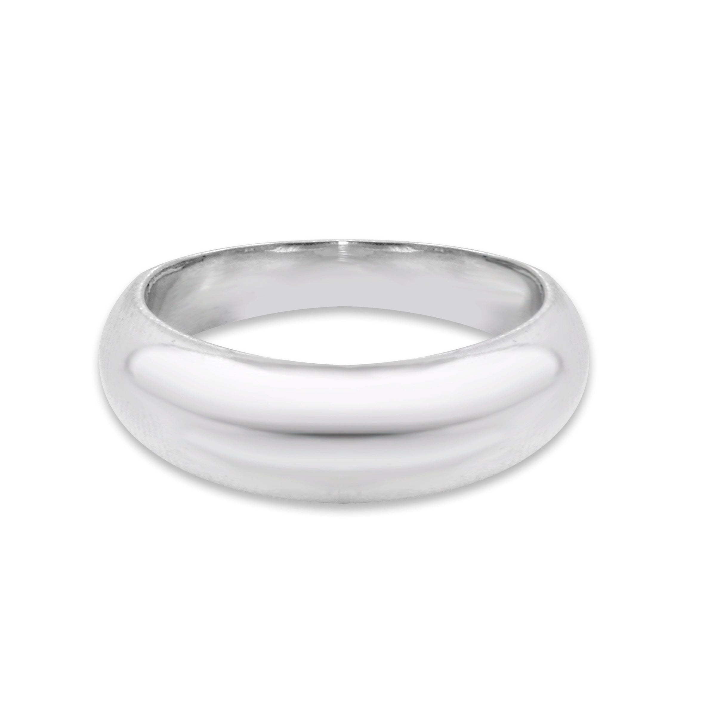 Domed Ring - sterling silver ring Amanda K Lockrow