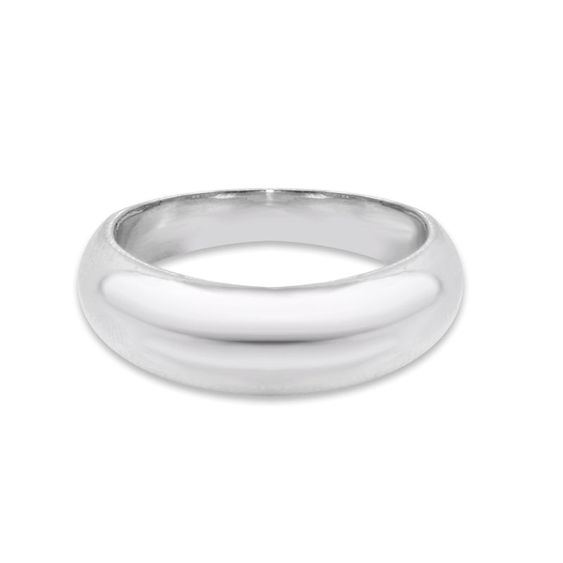 Domed Ring - sterling silver ring Amanda K Lockrow
