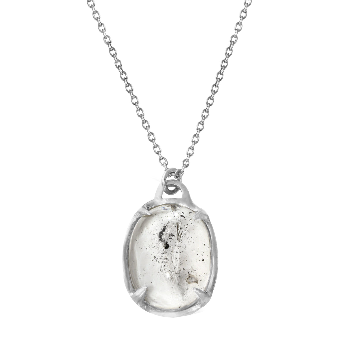 Leith Quicksand Enhydro Quartz Necklace - sterling silver | Aislinn Collection necklace Amanda K Lockrow