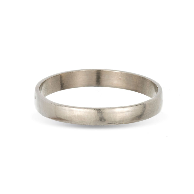 3mm simple gold band - 14K gold | Sticks and Stones Collection ring Amanda K Lockrow