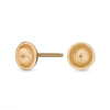 Darling Mini Bowl Fortune Studs - 14k gold | Fine Collection earrings Amanda K Lockrow