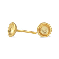 Darling Bowl Studs - 18K gold vermeil | Petite Collection earrings Amanda K Lockrow