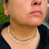 Strung Together Pearl Beaded Necklace - 14k gold filled | Little Rock Collection necklace Amanda K Lockrow