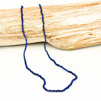 Strung Together Lapis Lazuli Beaded Necklace - 14k gold filled | Little Rock Collection necklace Amanda K Lockrow