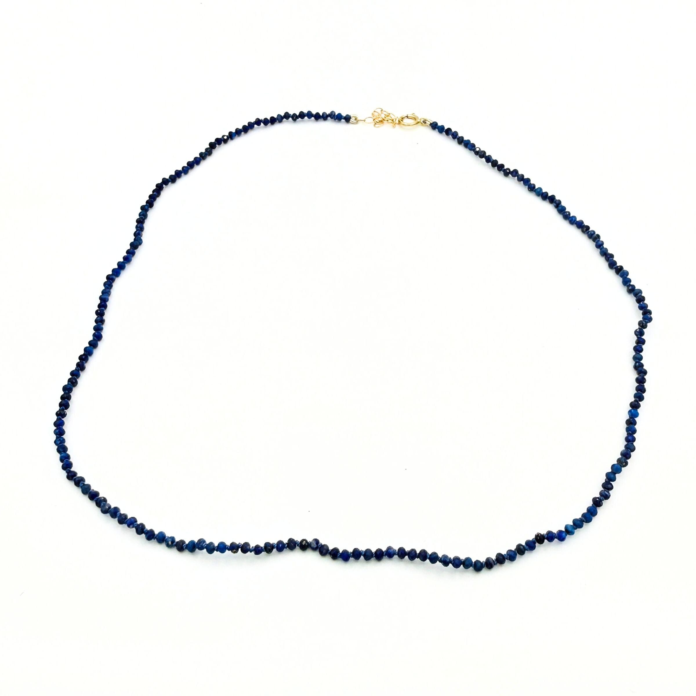 Strung Together Lapis Lazuli Beaded Necklace - 14k gold filled | Little Rock Collection necklace Amanda K Lockrow