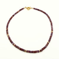 Strung Together Lepidolite Beaded Necklace - 14k gold filled | Little Rock Collection necklace Amanda K Lockrow