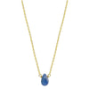 Sapphire Necklace - sterling silver or gold filled | Little Rock Collection necklace Amanda K Lockrow
