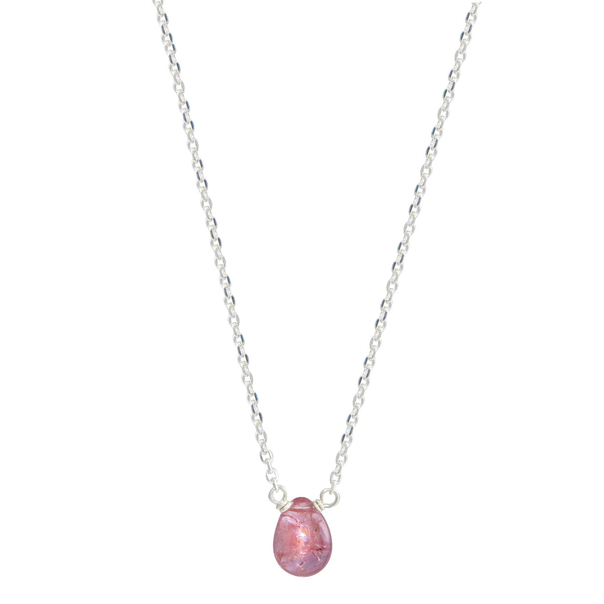 Sapphire Necklace - sterling silver or gold filled | Little Rock Collection necklace Amanda K Lockrow
