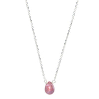 Sapphire Necklace - sterling silver or gold filled | Little Rock Collection necklace Amanda K Lockrow