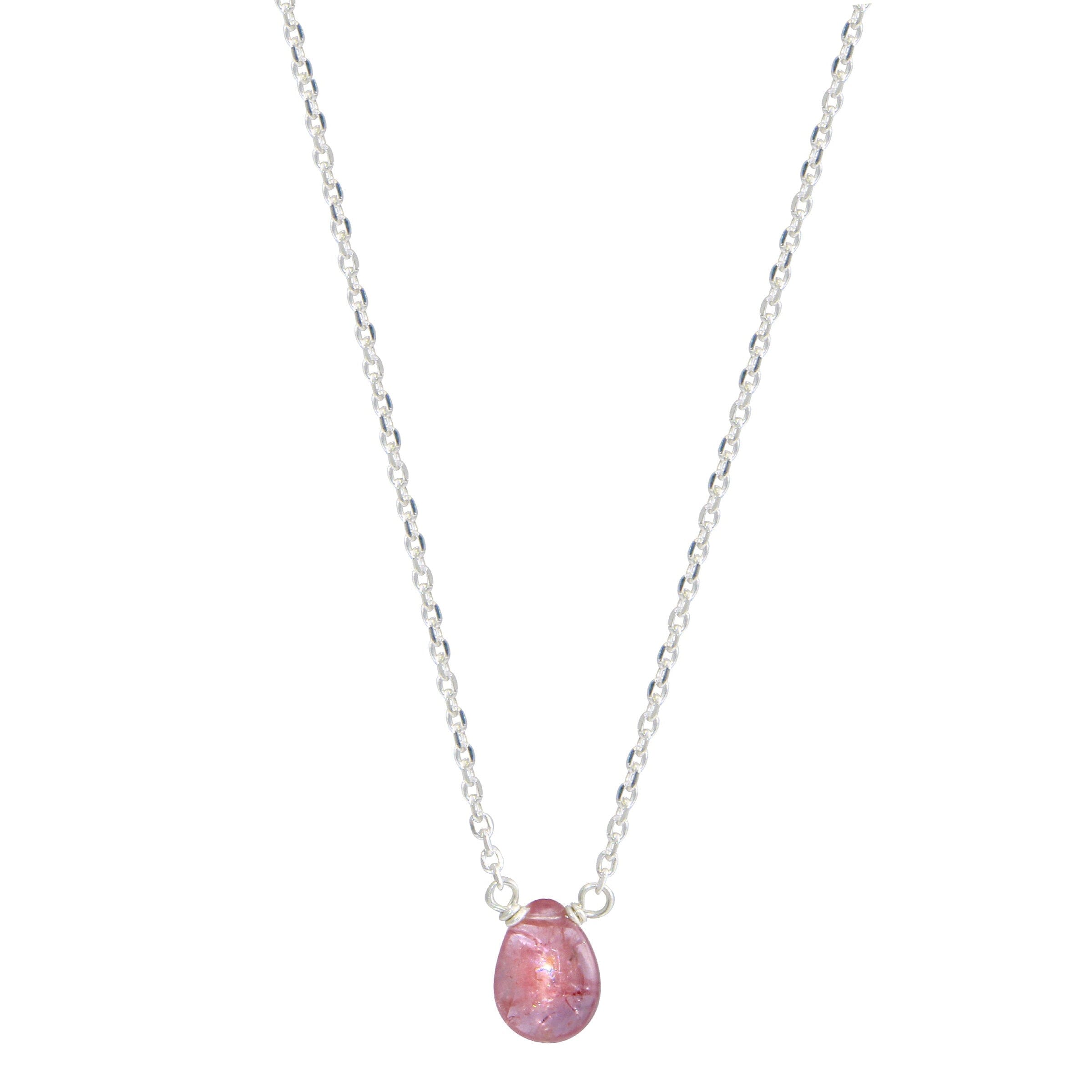 Sapphire Necklace - sterling silver or gold filled | Little Rock Collection necklace Amanda K Lockrow