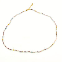 Strung Together Morganite and Aquamarine Beaded Necklace - 14k gold filled | Little Rock Collection necklace Amanda K Lockrow