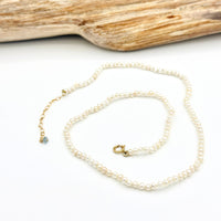 Strung Together Pearl Beaded Necklace - 14k gold filled | Little Rock Collection