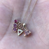 Pretty in Pink Sapphire Charm - 14k gold | Fine Collection