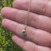 Elemental Emerald Pebble Necklace - 14k yellow gold | Sticks & Stones Collection