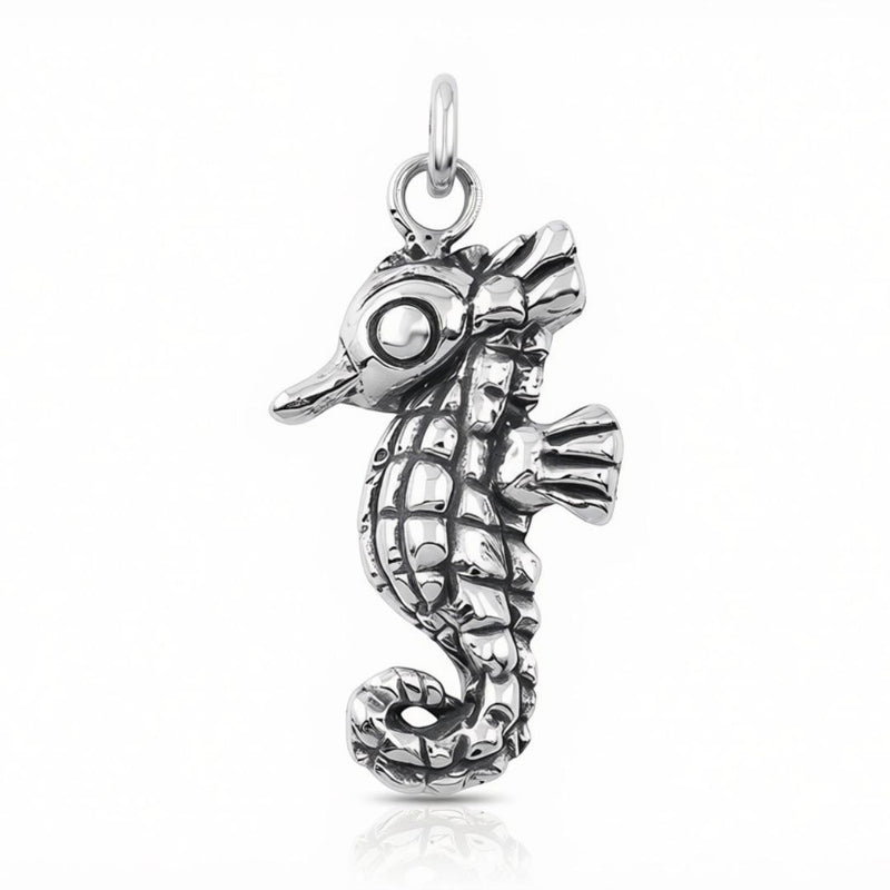 Little Seahorse Charm - sterling silver | Darya Collection charm Amanda K Lockrow