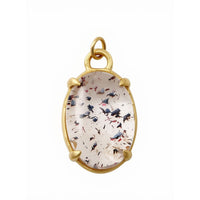Lepidocrocite in Quartz Necklace - 14k gold | Aislinn Collection necklace Amanda K Lockrow