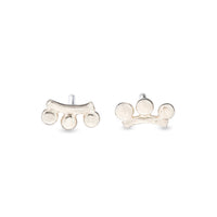 3 Rays Sunrise Stud Earrings - sterling silver | Sunrise Collection earrings Amanda K Lockrow