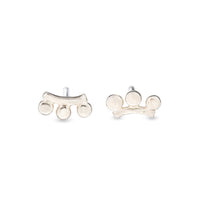 3 Rays Sunrise Studs - 18k gold vermeil or sterling silver | Sunrise Collection earrings Amanda K Lockrow
