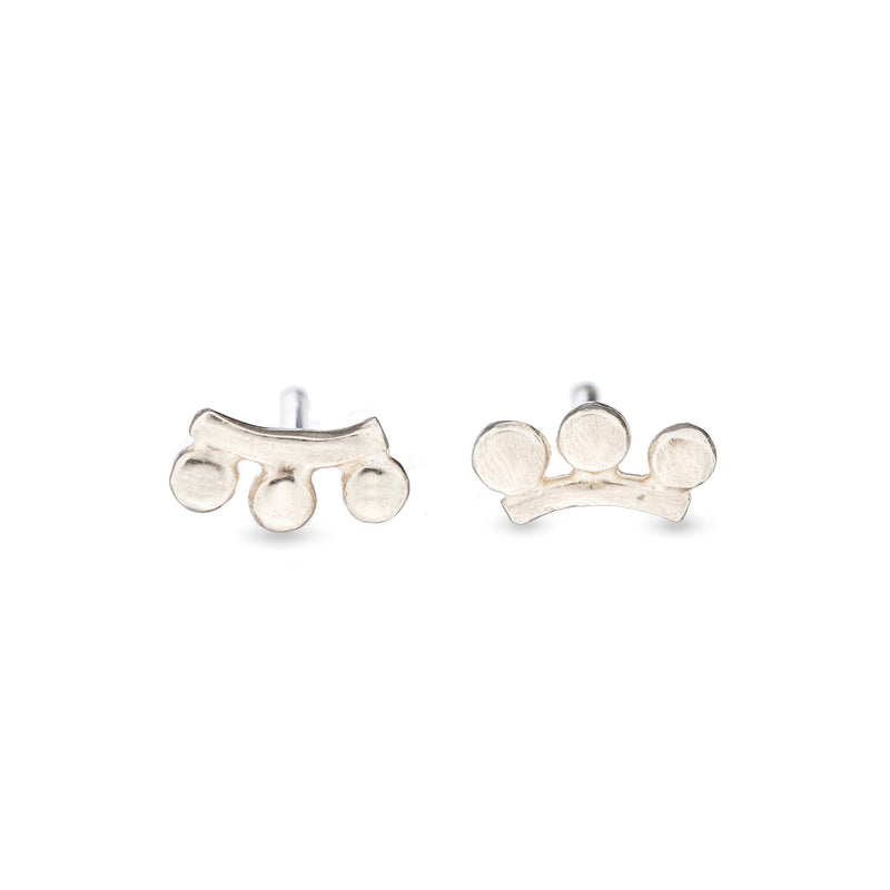 3 Rays Sunrise Studs - 18k gold vermeil or sterling silver | Sunrise Collection earrings Amanda K Lockrow