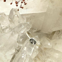 Tourmalinated Quartz Sophia Ring - Sterling Silver | Aislinn Collection ring Amanda K Lockrow