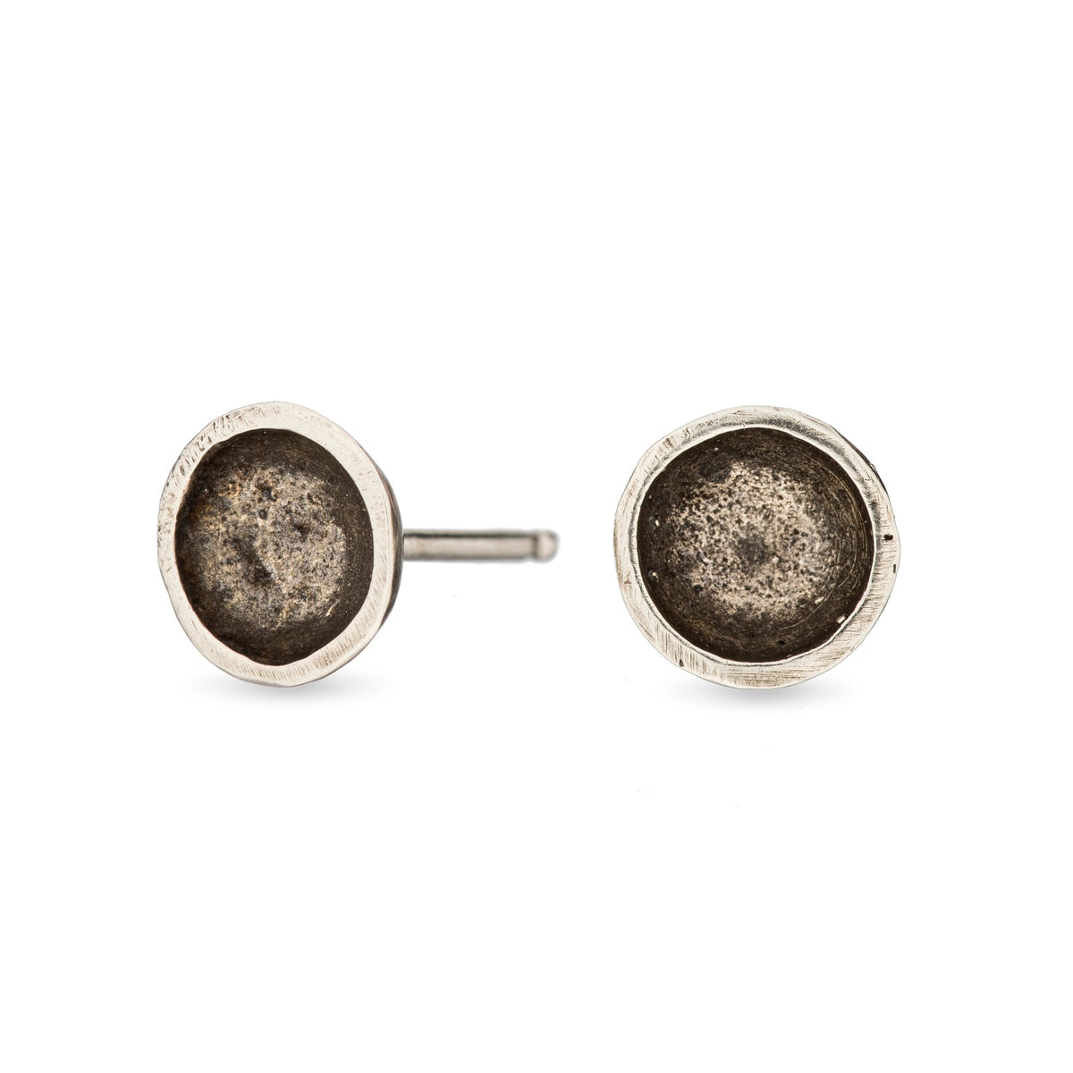 Darling Mini Bowl Studs - sterling silver | Petite Collection earrings Amanda K Lockrow