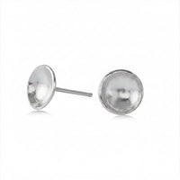 Darling Cup Studs - sterling silver | Petite Collection earrings Amanda K Lockrow