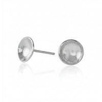 Darling Larger Cup Studs - sterling silver | Petite Collection earrings Amanda K Lockrow