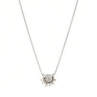 Oriana Aquamarine Necklace - sterling silver | Sticks & Stones Collection necklace Amanda K Lockrow