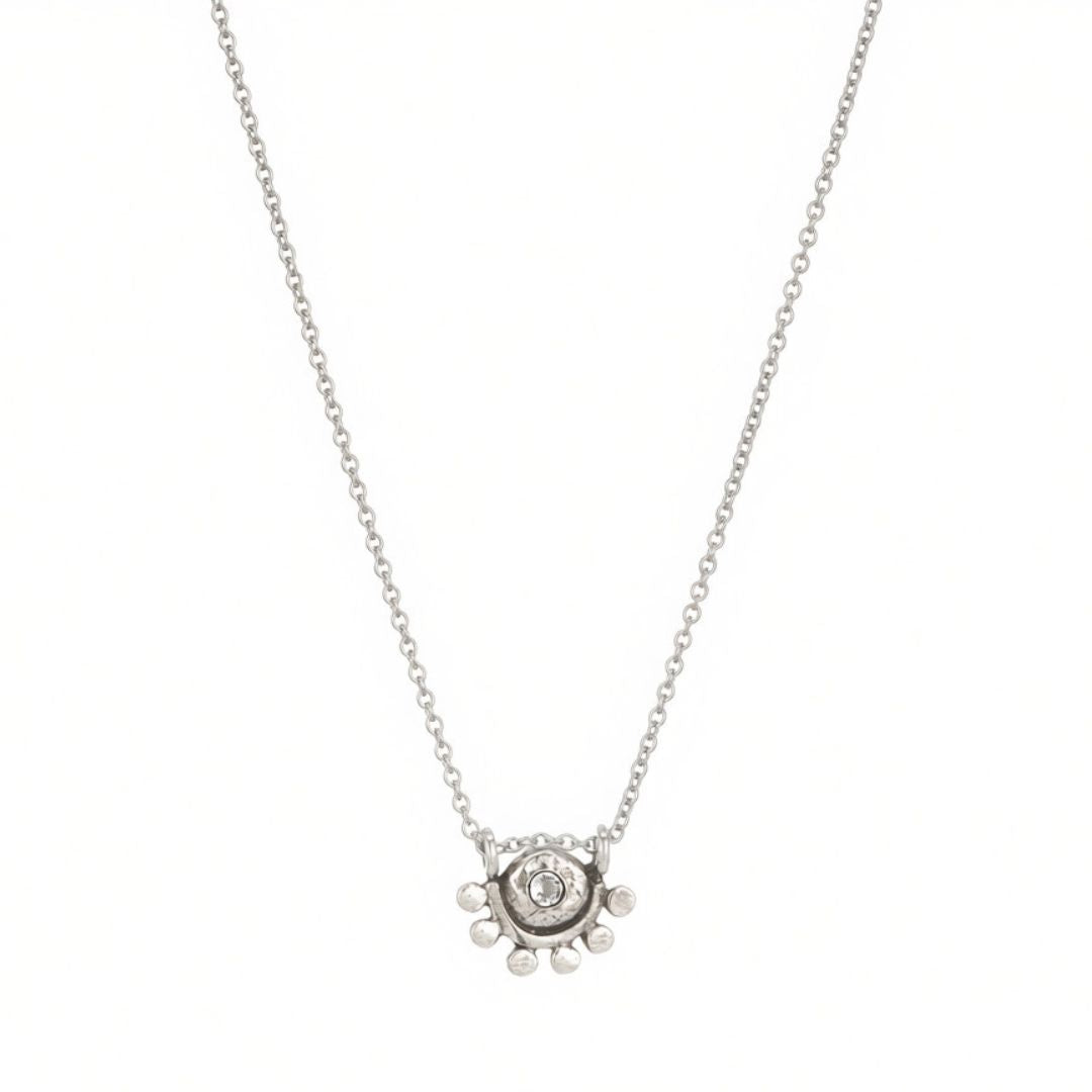 Oriana Aquamarine Necklace - sterling silver | Sticks & Stones Collection necklace Amanda K Lockrow