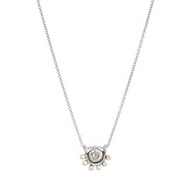 Oriana Aquamarine Necklace - sterling silver | Sticks & Stones Collection necklace Amanda K Lockrow